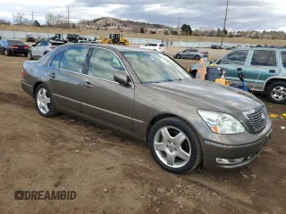 2005 Lexus LS 430 z VIN JTHBN36F755003302, wystawiony jako Copart lot #46731155 z przebiegiem 193 864 mil mil oraz Czysty tytuł • Clean title. Historia ofert i sprzedaży dostępna na DreamBid. Obrazek 4.