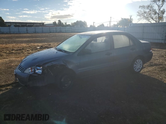 2006 Mitsubishi Lancer ES with VIN JA3AJ26E36U003801, listed as a Copart auction lot 80592774 with 212,275 mi miles and Salvage Title. Bid and sale history available at carsss.com. Image 1.