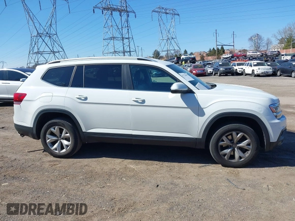 2018 Volkswagen Atlas SE with VIN 1V2LR2CA3JC577302, listed as a IAAI auction lot 41733691 with 66,185 mi miles and . Bid and sale history available at DreamBid. Image 14.