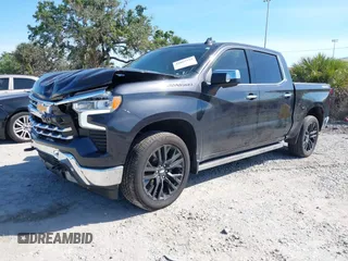 2024 Chevrolet Silverado 1500 LTZ with VIN 1GCUDGE86RZ157750, listed as a IAAI auction lot 41869533 with 28,092 mi miles and . Bid and sale history available at DreamBid. Image 18.