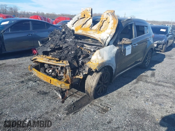 2019 Kia Sportage EX with VIN KNDPNCAC6K7568015, listed as a IAAI auction lot 41230191 with 1 mi miles. Bid and sale history available at carsss.com. Image 2.