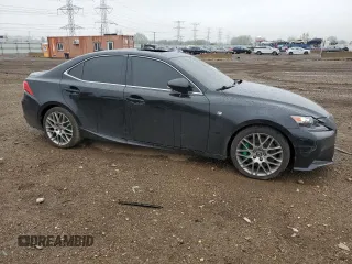 2016 Lexus IS 300/350 with VIN JTHCM1D25G5004835, listed as a Copart auction lot 55387325 with 98,684 mi miles and Salvage title. Bid and sale history available at DreamBid. Image 4.