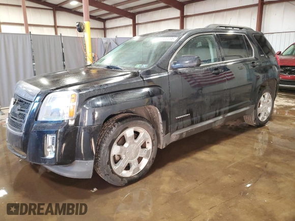 2011 GMC Terrain SLE-2 with VIN 2CTFLTE53B6314585, listed as a Copart auction lot 42002235 with 124,574 mi miles and Salvage Title. Bid and sale history available at carsss.com. Image 1.