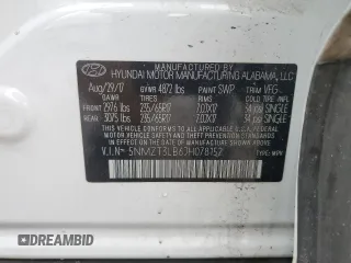 2018 Hyundai Santa Fe 2.4L with VIN 5NMZT3LB6JH078152, listed as a Copart auction lot 54418675 with 121,455 mi miles and Salvage title. Bid and sale history available at DreamBid. Image 13.