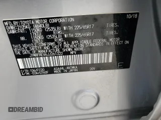 2018 Toyota RAV4 XLE z VIN JTMRFREV6JJ261322, wystawiony jako Copart lot #58483185 z przebiegiem 71 163 mil mil oraz Szkoda całkowita • Salvage title. Historia ofert i sprzedaży dostępna na DreamBid. Obrazek 13.