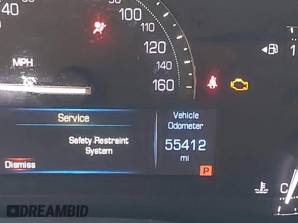 2019 Cadillac XT5 Luxury FWD with VIN 1GYKNCRS6KZ253400, listed as a IAAI auction lot 41984279 with 55,412 mi miles and . Bid and sale history available at DreamBid. Image 15.