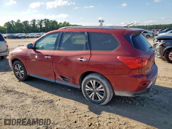 2017 Nissan Pathfinder SV z VIN 5N1DR2MN1HC679419, wystawiony jako Copart lot #58963105 z przebiegiem 132 164 mil mil oraz Czysty tytuł • Clean title. Historia ofert i sprzedaży dostępna na DreamBid. Obrazek 2.