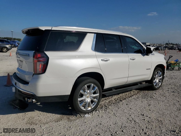 2021 Chevrolet Tahoe High Country with VIN 1GNSCTKL5MR154916, listed as a Copart auction lot 77387254 with 59,469 mi miles and Salvage Title. Bid and sale history available at carsss.com. Image 3.