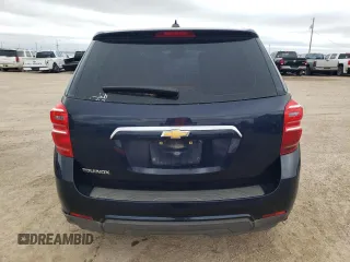 2017 Chevrolet Equinox LS with VIN 2GNALBEK6H1562445, listed as a Copart auction lot 54901655 with 112,638 mi miles and Salvage Title. Bid and sale history available at carsss.com. Image 6.