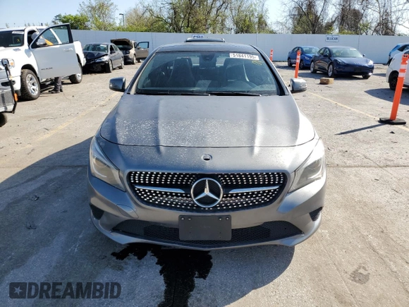 2015 Mercedes-Benz CLA 250 with VIN WDDSJ4EB0FN182842, listed as a Copart auction lot 51841195 with 14,190 mi miles and Clean Title. Bid and sale history available at DreamBid. Image 5.