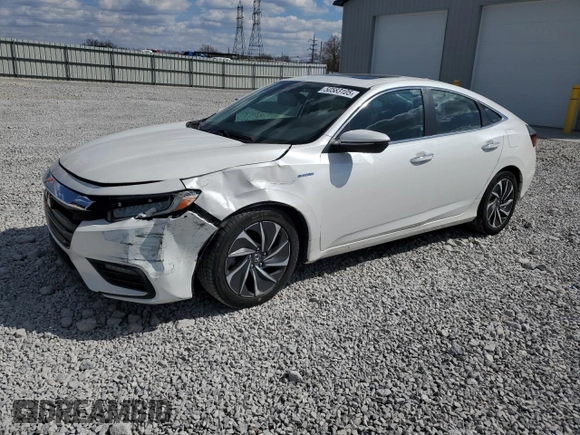 2019 Honda Insight Touring with VIN 19XZE4F94KE013561, listed as a Copart auction lot 50583105 with 119,250 mi miles and Salvage Title. Bid and sale history available at carsss.com. Image 1.