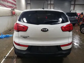2016 Kia Sportage LX with VIN KNDPBCAC7G7848784, listed as a Copart auction lot 87183724 with 115,396 mi miles and Salvage Title. Bid and sale history available at carsss.com. Image 6.