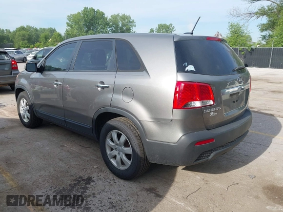 2012 Kia Sorento LX with VIN 5XYKT3A18CG238203, listed as a IAAI auction lot 42247145 with 203,187 mi miles and . Bid and sale history available at DreamBid. Image 3.