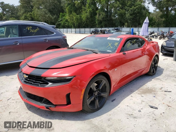 2020 Chevrolet Camaro 1LT with VIN 1G1FB1RX4L0148952, listed as a Copart auction lot 65037463 with 23,474 mi miles. Bid and sale history available at carsss.com. Image 1.
