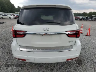 2021 Infiniti QX80 SENSORY with VIN JN8AZ2BF7M9715869, listed as a Copart auction lot 65328444 with 56,513 mi miles and Salvage Title. Bid and sale history available at carsss.com. Image 6.