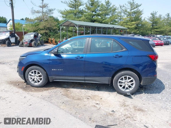 2022 Chevrolet Equinox LS with VIN 3GNAXHEV9NS212647, listed as a IAAI auction lot 42369372 with 31,561 mi miles and . Bid and sale history available at DreamBid. Image 14.