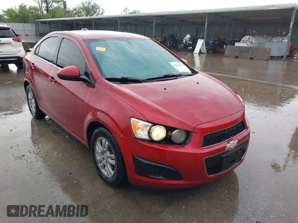2015 Chevrolet Sonic LT with VIN 1G1JC5SH3F4155132, listed as a IAAI auction lot 42124932 with 196,740 mi miles and . Bid and sale history available at DreamBid. Image 1.