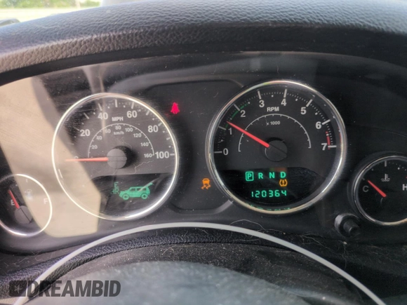 2012 Jeep Wrangler Unlimited Sahara z VIN 1C4HJWEG1CL168435, wystawiony jako Copart lot #58431615 z przebiegiem 120 364 mil mil oraz Szkoda całkowita • Salvage title. Historia ofert i sprzedaży dostępna na DreamBid. Obrazek 9.
