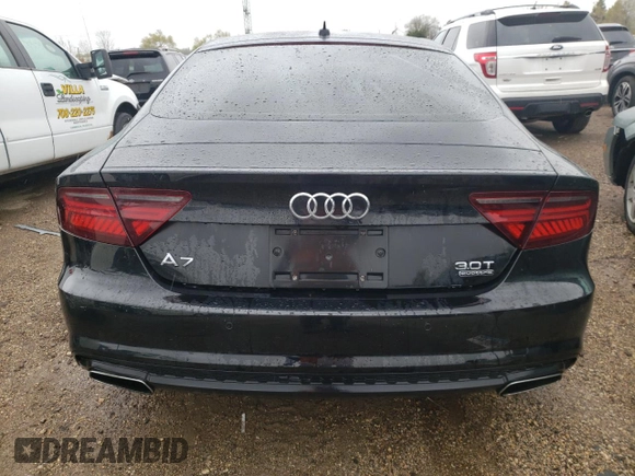 2016 Audi A7 3.0 Premium Plus with VIN WAUWGAFC3GN085424, listed as a Copart auction lot 50728183 with 62,725 mi miles. Bid and sale history available at carsss.com. Image 6.