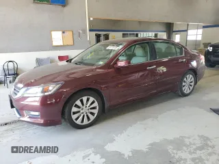 2013 Honda Accord Sdn EX-L with VIN 1HGCR2F8XDA176681, listed as a Copart auction lot 54115705 with 219,518 mi miles and Salvage Title. Bid and sale history available at carsss.com. Image 1.