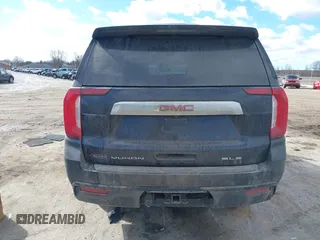 2022 GMC Yukon XL SLE with VIN 1GKS2FKD0NR326393, listed as a IAAI auction lot 41674448 with 43,807 mi miles and . Bid and sale history available at DreamBid. Image 17.