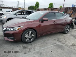 2021 Nissan Sentra SV with VIN 3N1AB8CV7MY329815, listed as a Copart auction lot 54919055 with 31,175 mi miles and Salvage Title. Bid and sale history available at DreamBid. Image 1.