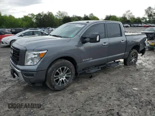 2021 Nissan Titan Pro-4X z VIN 1N6AA1ED8MN534176, wystawiony jako Copart lot #54574785 z przebiegiem 25 360 mil mil oraz Szkoda całkowita • Salvage title. Historia ofert i sprzedaży dostępna na DreamBid. Obrazek 1.