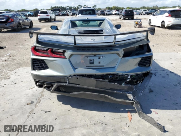 2024 Chevrolet Corvette 2LT with VIN 1G1YB3D4XR5122899, listed as a Copart auction lot 84160514 with 492 mi miles and Salvage Title. Bid and sale history available at carsss.com. Image 6.