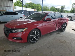 2019 Honda Accord Sport with VIN 1HGCV2F38KA013587, listed as a Copart auction lot 60795225 with 90,320 mi miles and Salvage title. Bid and sale history available at DreamBid. Image 1.