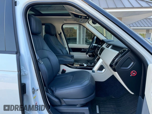 2018 Land Rover Range Rover z VIN SALGS5RE7JA383458, wystawiony jako Copart lot #88517145 z przebiegiem 99 483 mil mil oraz Czysty tytuł • Clean title. Historia ofert i sprzedaży dostępna na DreamBid. Obrazek 5.