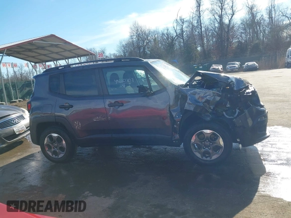 2017 Jeep Renegade Sport z VIN ZACCJBAH7HPF40297, wystawiony jako IAAI lot #41650907 z przebiegiem 35 630 mil mil oraz . Historia ofert i sprzedaży dostępna na DreamBid. Obrazek 13.