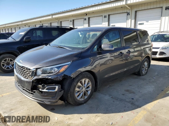 2021 Kia Sedona EX with VIN KNDMB5C19M6667326, listed as a Copart auction lot 42895925 with 47,907 mi miles and Salvage Title. Bid and sale history available at carsss.com. Image 1.