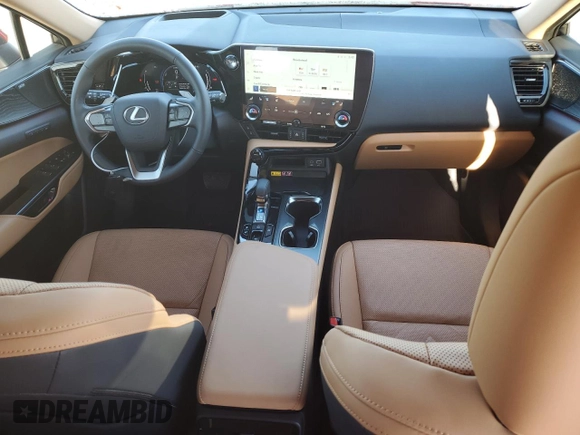 2025 Lexus NX 350h Luxury with VIN JTJHKCEZ6S2045132, listed as a Copart auction lot 73509094 with 8,709 mi miles and Salvage title. Bid and sale history available at DreamBid. Image 8.