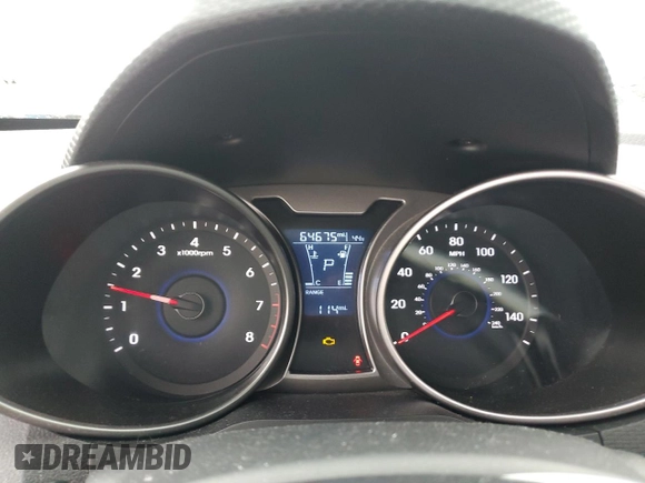 2017 Hyundai Veloster Value Edition with VIN KMHTC6AD4HU322097, listed as a Copart auction lot 47847235 with 64,675 mi miles and Salvage Title. Bid and sale history available at carsss.com. Image 9.