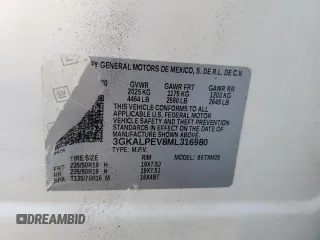 2021 GMC Terrain SLT с VIN 3GKALPEV8ML316980, выставлен на аукционе Copart как лот 58046685 с пробегом 101 232 миль миль и Списание • Salvage title. История ставок и продаж доступна на DreamBid. Изображение 13.