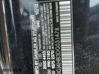 2013 Mercedes-Benz C-Class C 250 with VIN WDDGJ4HB3DG031478, listed as a Copart auction lot 50762935 with 121,000 mi miles and Salvage Title. Bid and sale history available at carsss.com. Image 13.
