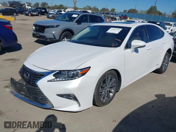 2017 Lexus ES 300h with VIN JTHBW1GG8H2137766, listed as a IAAI auction lot 41852302 with 88,937 mi miles and . Bid and sale history available at DreamBid. Image 2.
