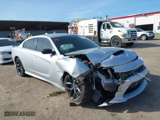 2019 Dodge Charger R/T with VIN 2C3CDXCT9KH639027, listed as a IAAI auction lot 41650121 with 58,027 mi miles. Bid and sale history available at carsss.com. Image 1.