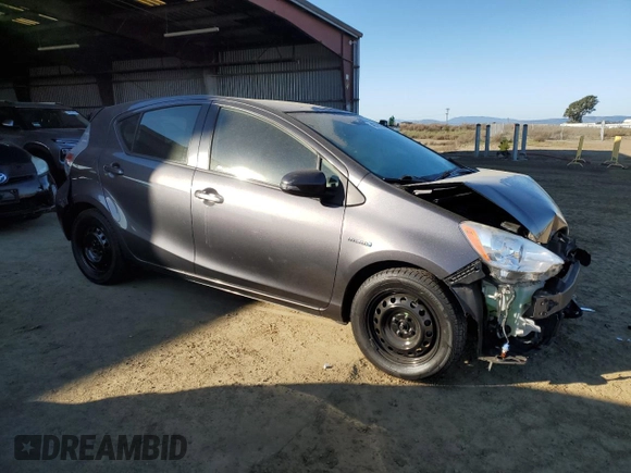 2012 Toyota Prius One with VIN JTDKDTB34C1522795, listed as a Copart auction lot 42779115 with 80,581 mi miles and Salvage Title. Bid and sale history available at carsss.com. Image 4.