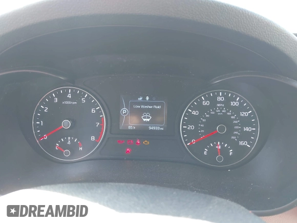 2016 Kia Optima LX with VIN 5XXGT4L39GG058653, listed as a IAAI auction lot 40313026 with 94,933 mi miles. Bid and sale history available at carsss.com. Image 7.