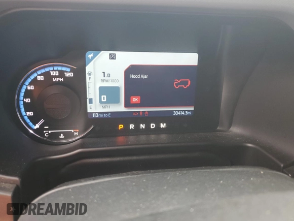 2022 Ford Bronco with VIN 1FMDE5BH8NLB86889, listed as a Copart auction lot 60898845 with 30,414 mi miles and Salvage title. Bid and sale history available at DreamBid. Image 9.