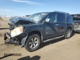 2008 Nissan Armada SE z VIN 5N1AA08C48N611899, wystawiony jako Copart lot #56672315 z przebiegiem 253 479 mil mil oraz Szkoda całkowita • Salvage title. Historia ofert i sprzedaży dostępna na DreamBid. Obrazek 1.
