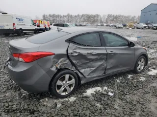 2013 Hyundai Elantra GLS with VIN 5NPDH4AE9DH161404, listed as a Copart auction lot 44457685 with 114,889 mi miles and Salvage Title. Bid and sale history available at carsss.com. Image 3.