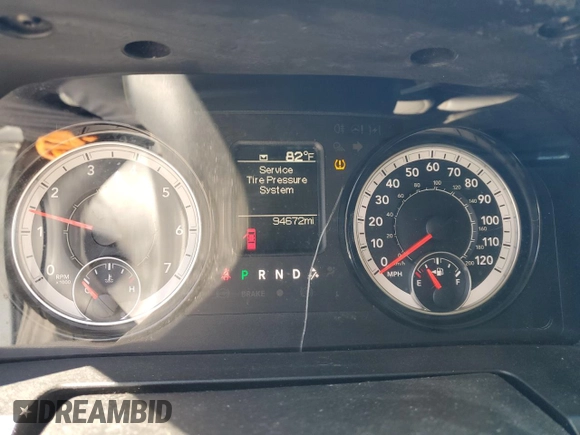 2020 Ram 1500 Classic Tradesman with VIN 1C6RR6FG7LS127929, listed as a Copart auction lot 46794285 with 94,672 mi miles and Salvage Title. Bid and sale history available at carsss.com. Image 9.