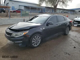 2017 Kia Optima LX with VIN 5XXGT4L39HG128881, listed as a Copart auction lot 78641344 with 174,777 mi miles and Salvage Title. Bid and sale history available at carsss.com. Image 1.