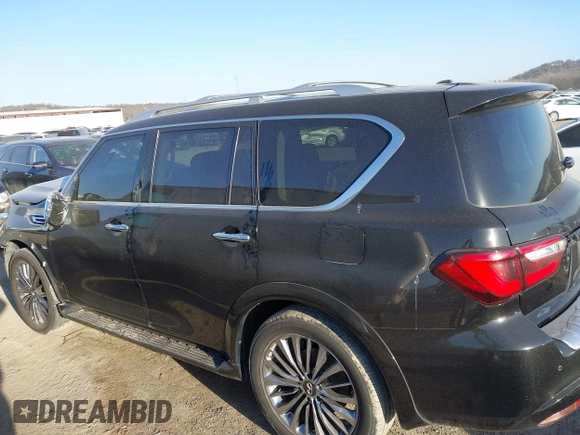 2018 Infiniti QX80 with VIN JN8AZ2NE0J9195724, listed as a IAAI auction lot 41778410 with 137,315 mi miles and . Bid and sale history available at DreamBid. Image 22.