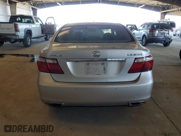 2007 Lexus LS 460 L с VIN JTHGL46F675002095, выставлен на аукционе Copart как лот 57713415 с пробегом 164 548 миль миль и Чистый • Clean title. История ставок и продаж доступна на DreamBid. Изображение 6.