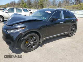 2013 Infiniti FX with VIN JN8CS1MW5DM170014, listed as a Copart auction lot 56195905 with 138,686 mi miles and Salvage title. Bid and sale history available at DreamBid. Image 1.