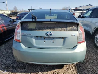 2012 Toyota Prius One with VIN JTDKN3DU3C1582795, listed as a Copart auction lot 54000695 with 267,725 mi miles and Clean Title. Bid and sale history available at carsss.com. Image 6.