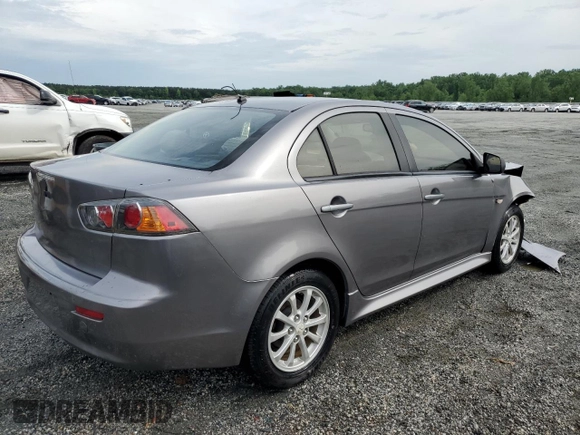 2014 Mitsubishi Lancer ES with VIN JA32U2FUXEU003358, listed as a Copart auction lot 55555935 with 185,151 mi miles and Salvage title. Bid and sale history available at DreamBid. Image 3.